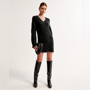 Abercrombie & Fitch Sweater Dress, Black, Medium